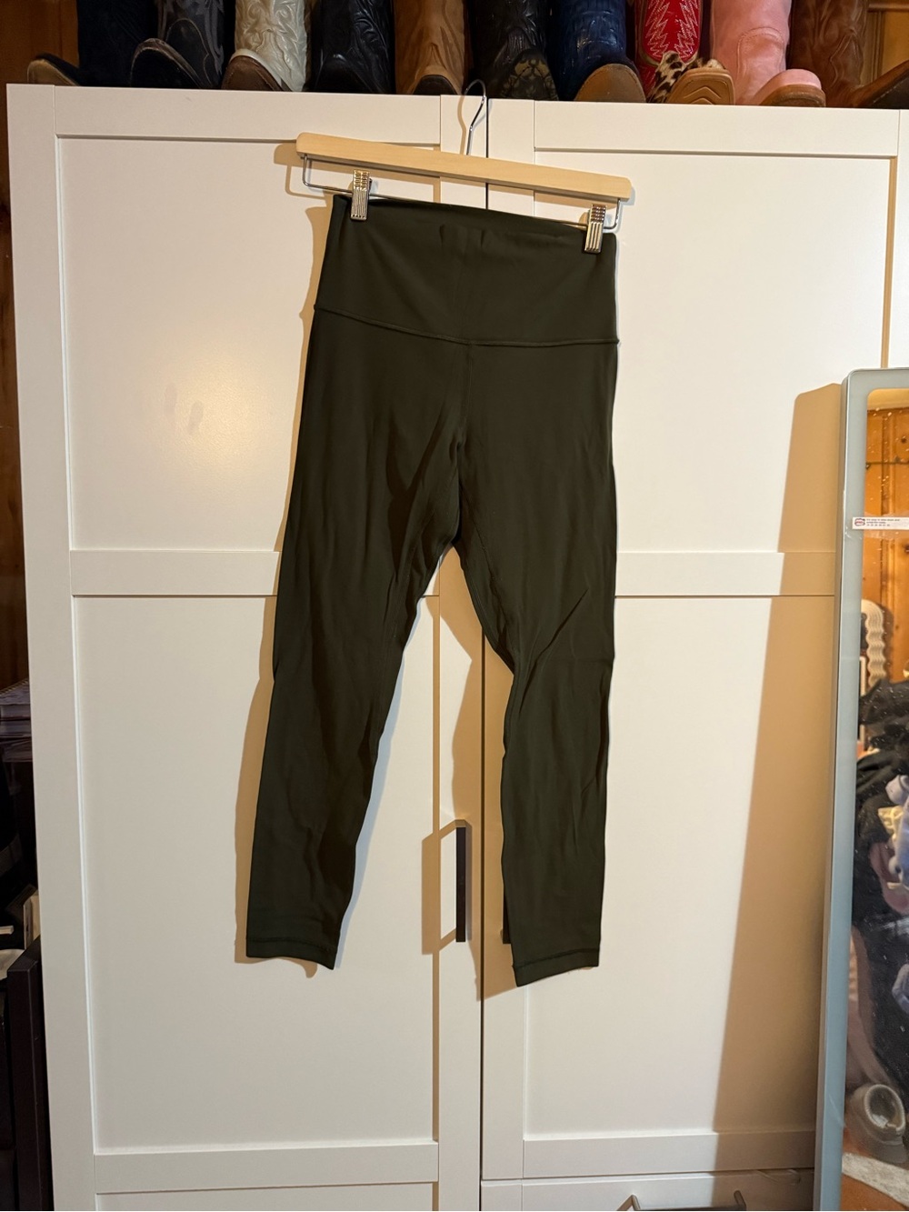 lululemon athletica Olive Green High-Rise Leggings